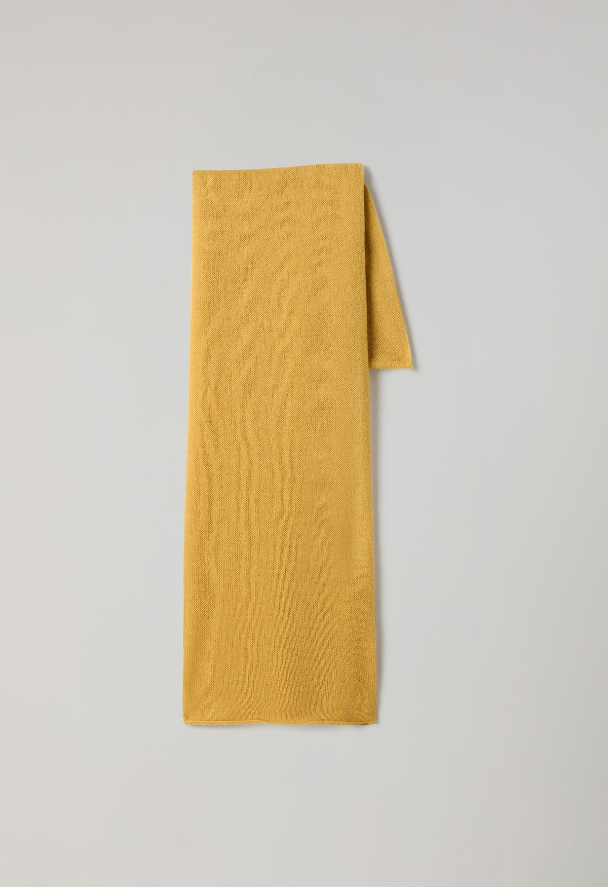 Stola in cashmere giallo