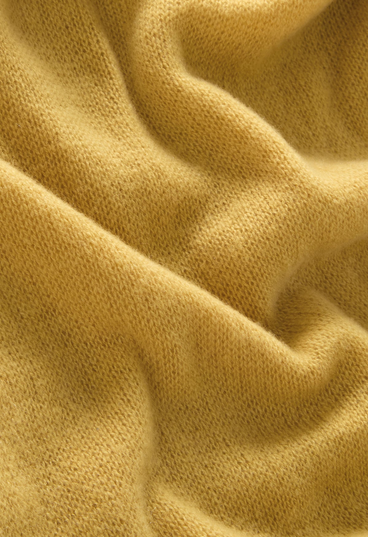 Yellow Cashmere Stole 