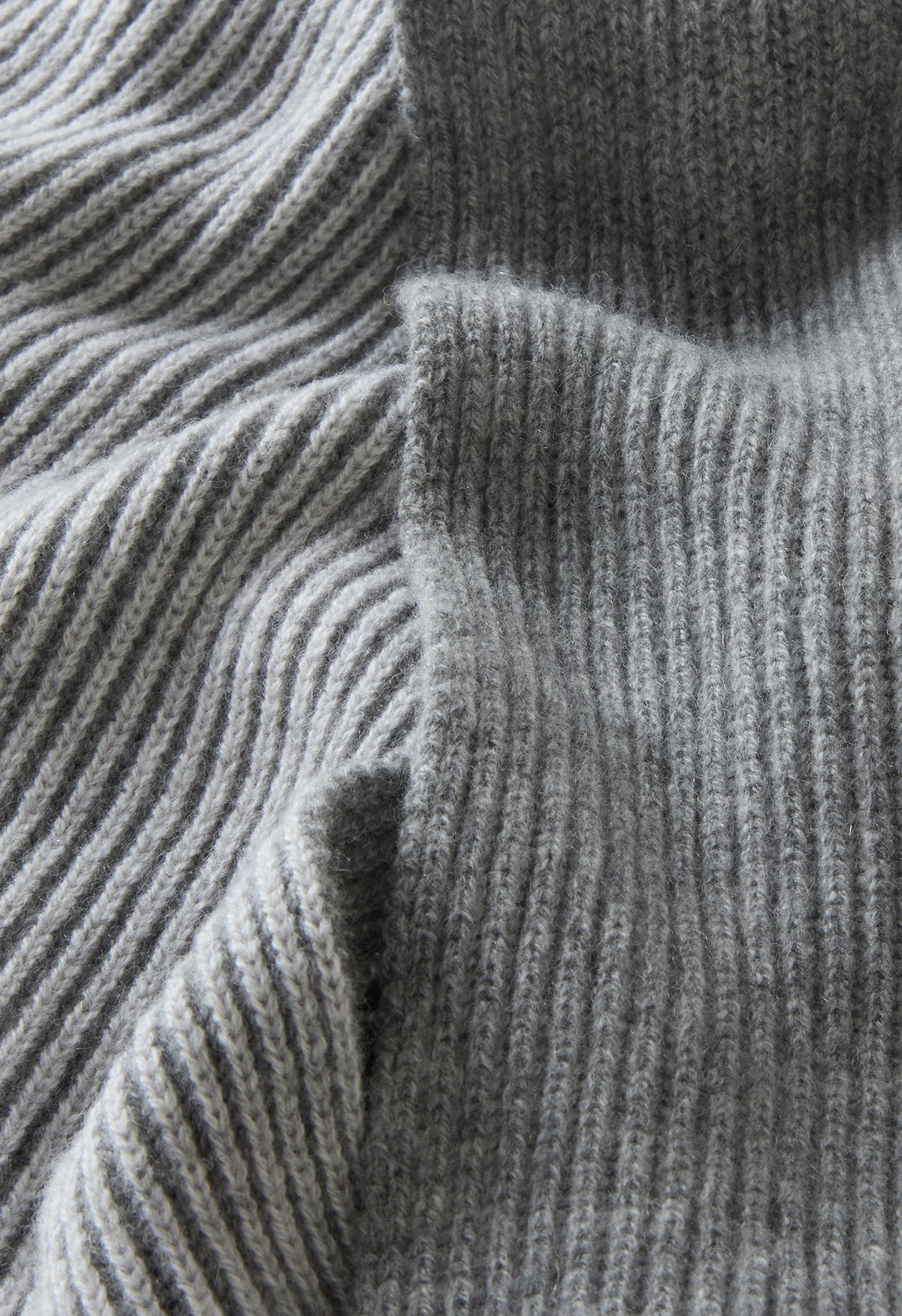Grey Cashmere Scarf