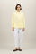 Camicia guru in cotone popeline giallo