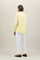 Camicia guru in cotone popeline giallo