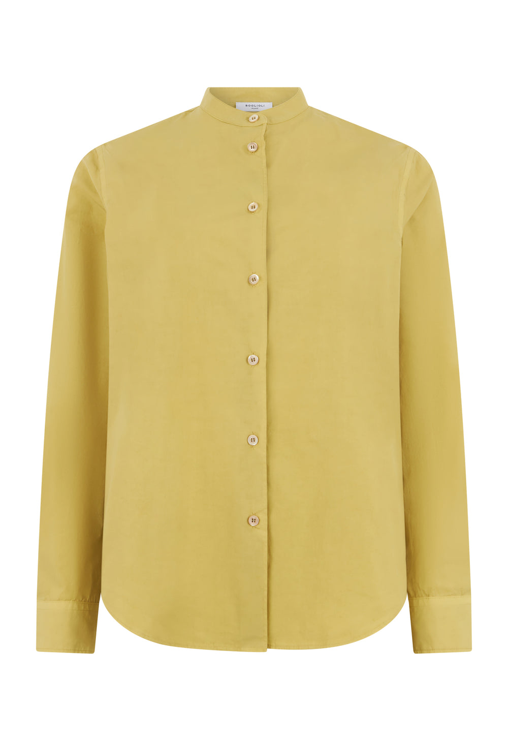 Camicia guru in cotone popeline verde