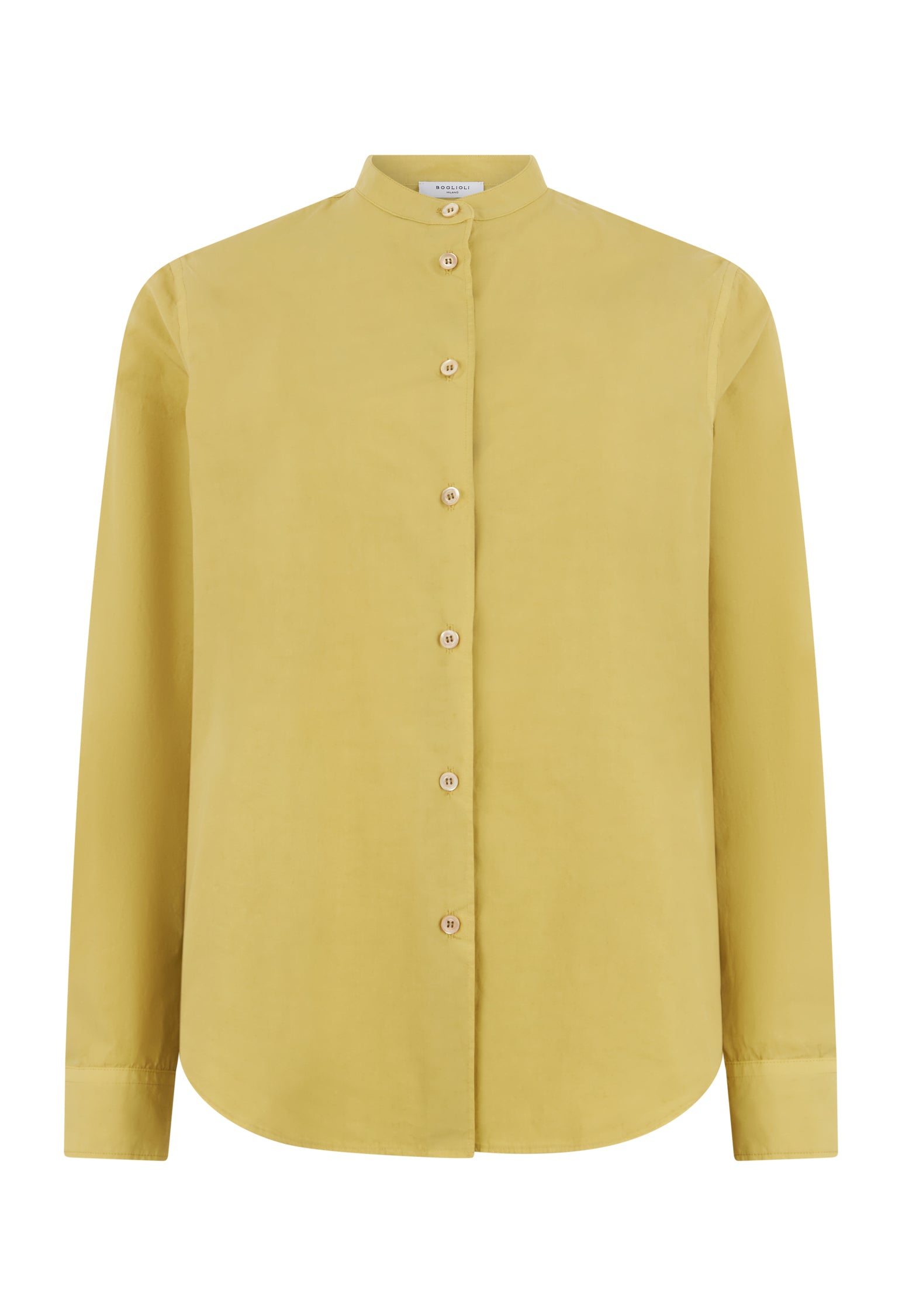 Camicia guru in cotone popeline verde
