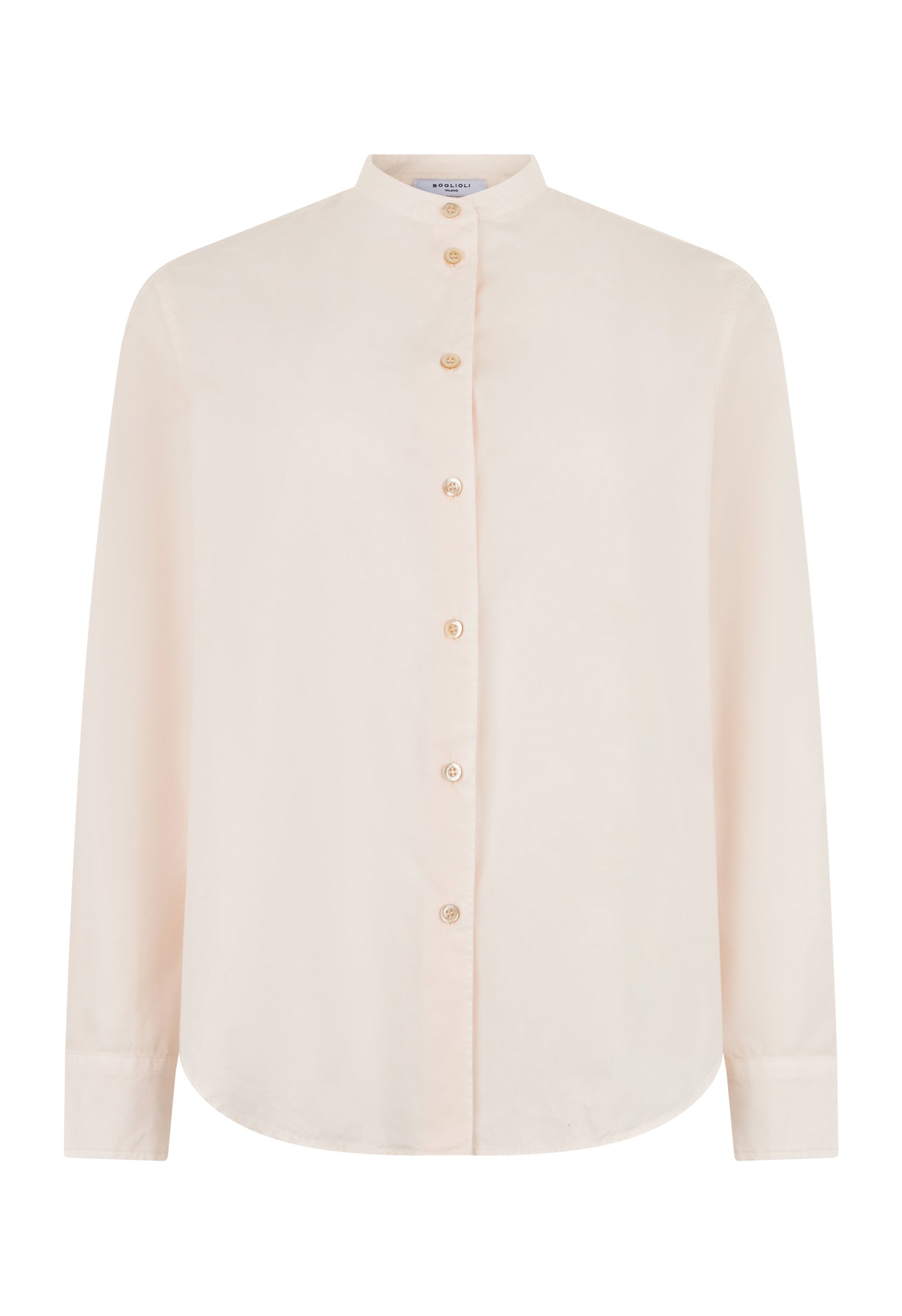 Camicia guru in cotone popeline rosa