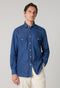 Blue chambray Western Shirt 