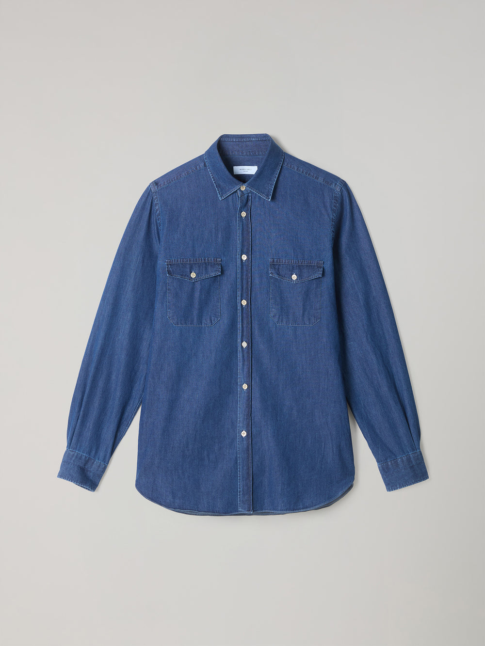 Blue chambray Western Shirt 