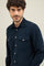 Blue Baby Corduroy Western Shirt