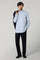 Light Blue Striped Soft Cotton Shirt