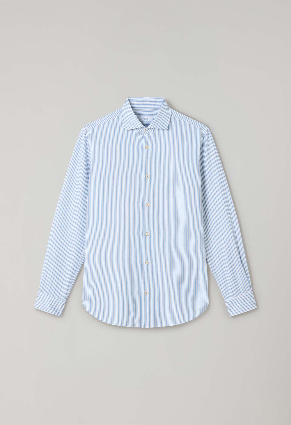 Light Blue Striped Soft Cotton Shirt