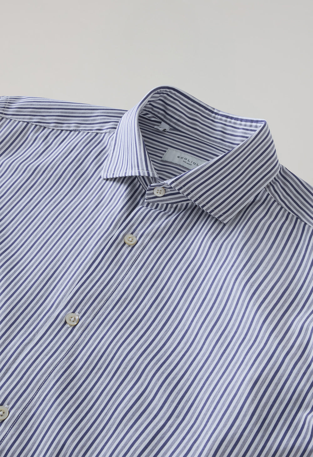 Blue Striped Soft Cotton Shirt