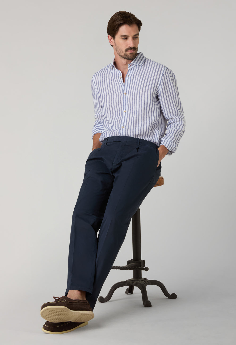 Linen striped Shirt