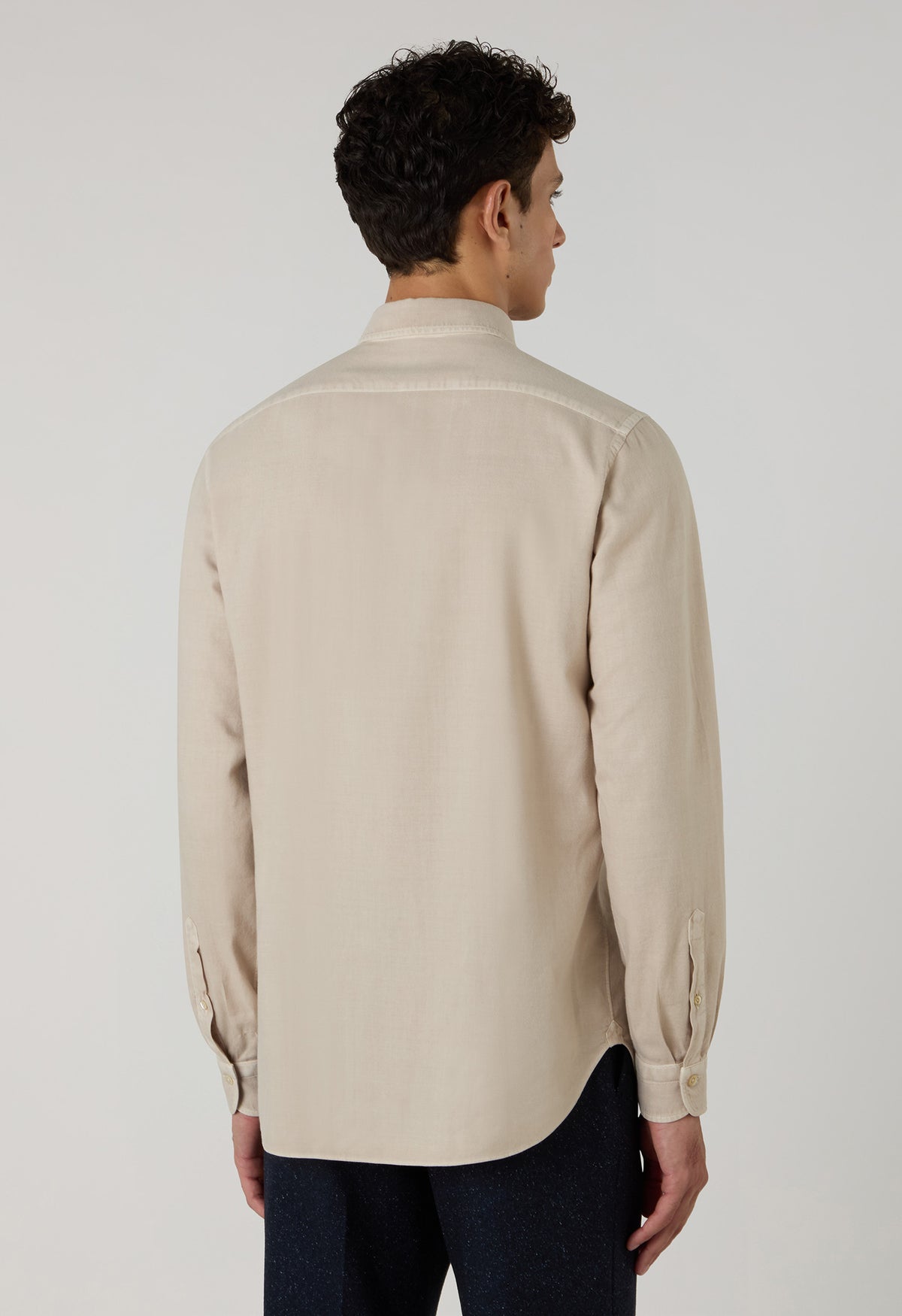 Beige Garment Dyed Vaiella Shirt