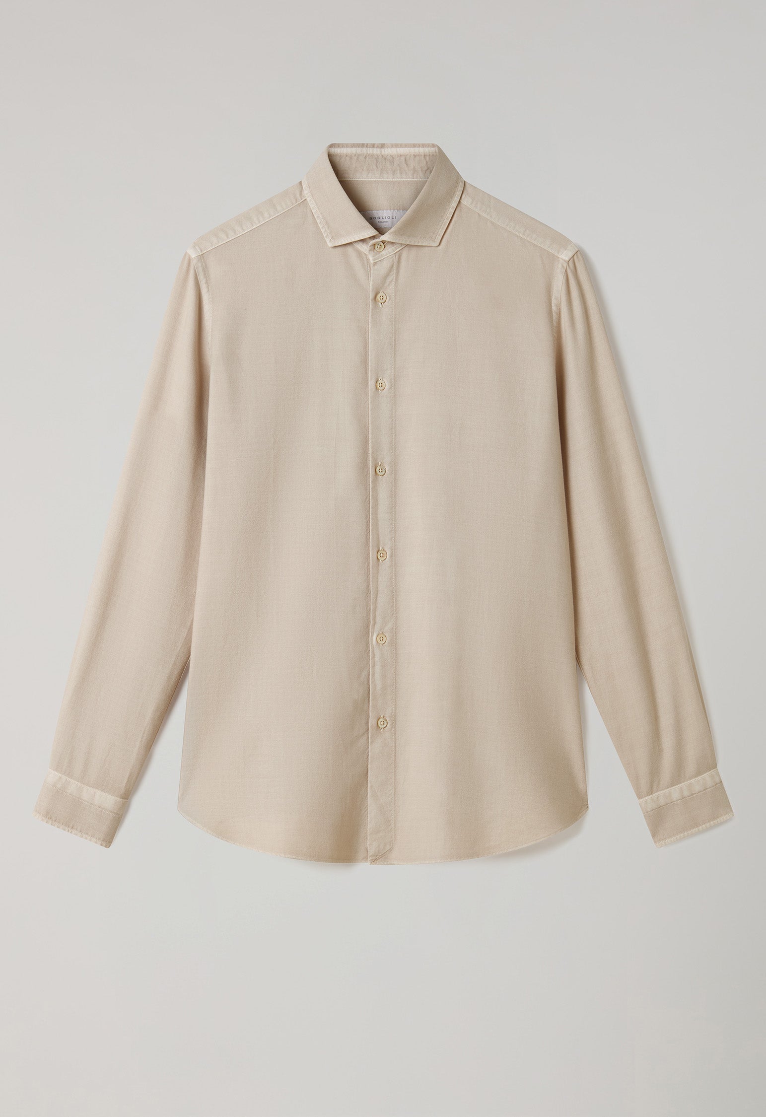 Beige Garment Dyed Vaiella Shirt