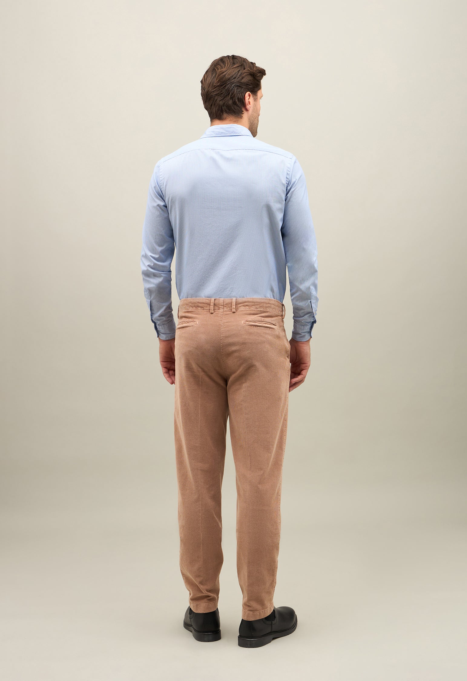 Light Blue Cotton Striped Shirt