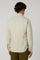 Overshirt in lino tinto in capo beige