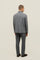 Grey Wool Flannel Fluid Jacket