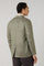 Light Green Linen Herringbone Khaki Jacket
