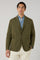 Green Garment Dyed Popeline Papier Khaki Jacket