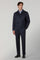 Blue Stretch Wool Boxie Suit