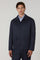 Blue Stretch Wool Boxie Suit