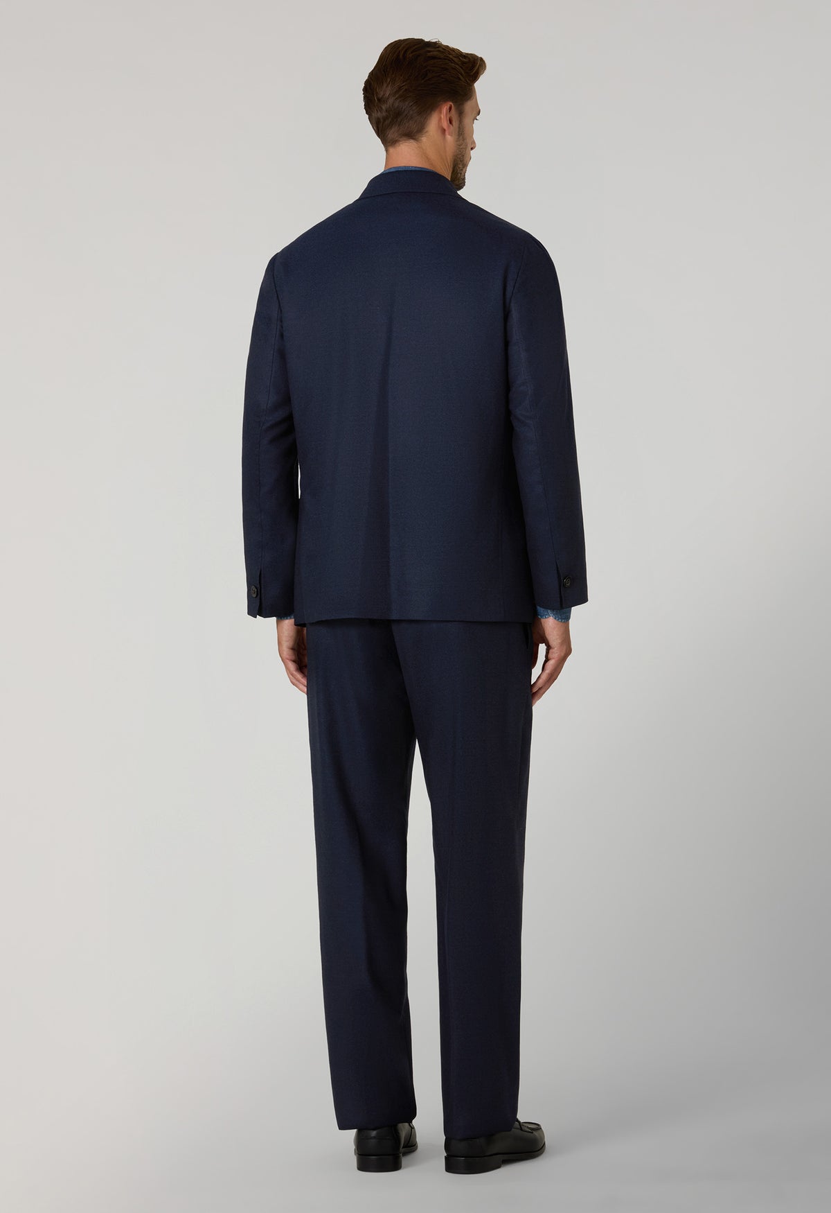Blue Superlight Flannel Treves Suit