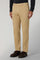 Beige Comfort Cotton slim chinos trousers