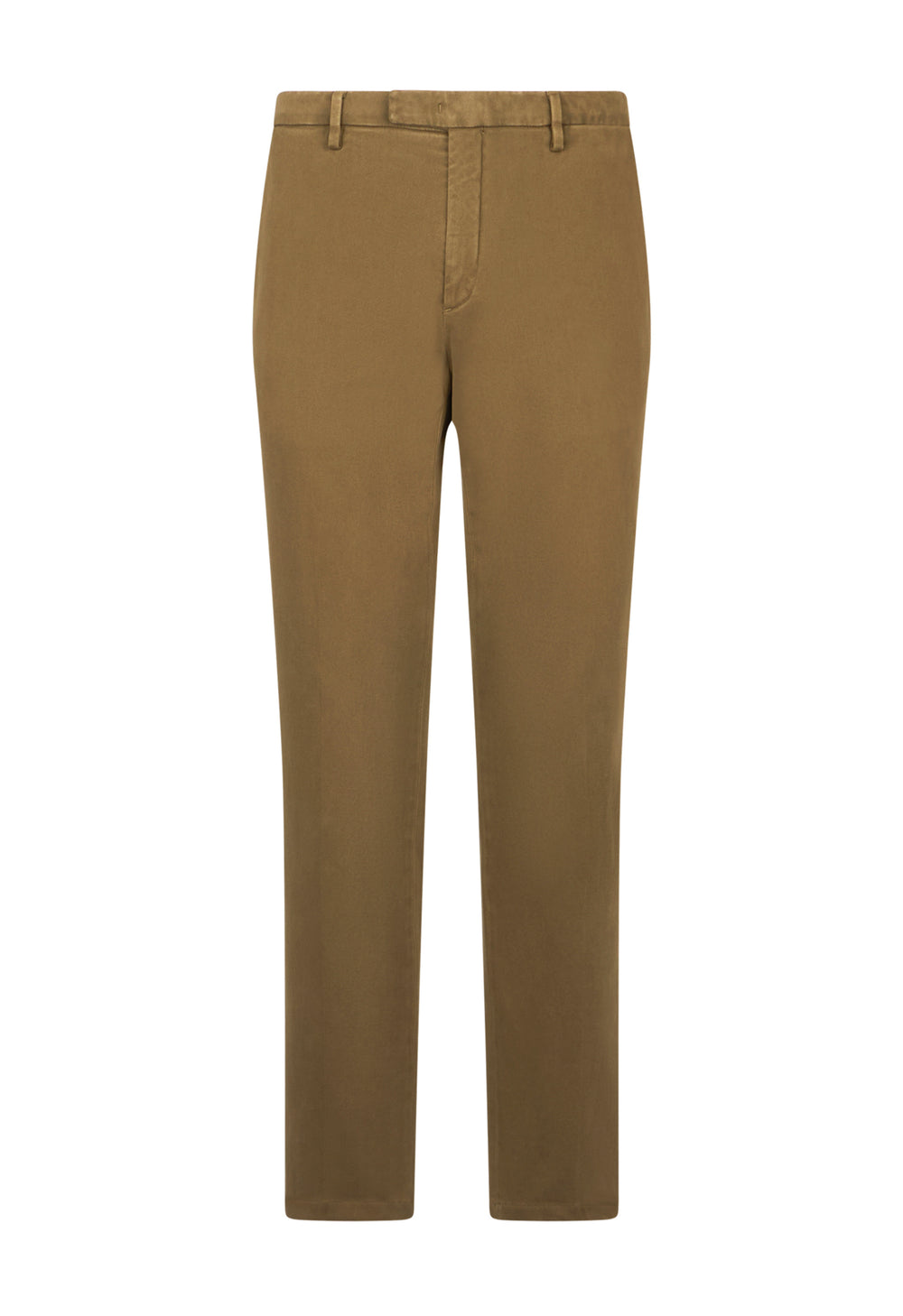 Olive green Comfort Cotton slim Chinos