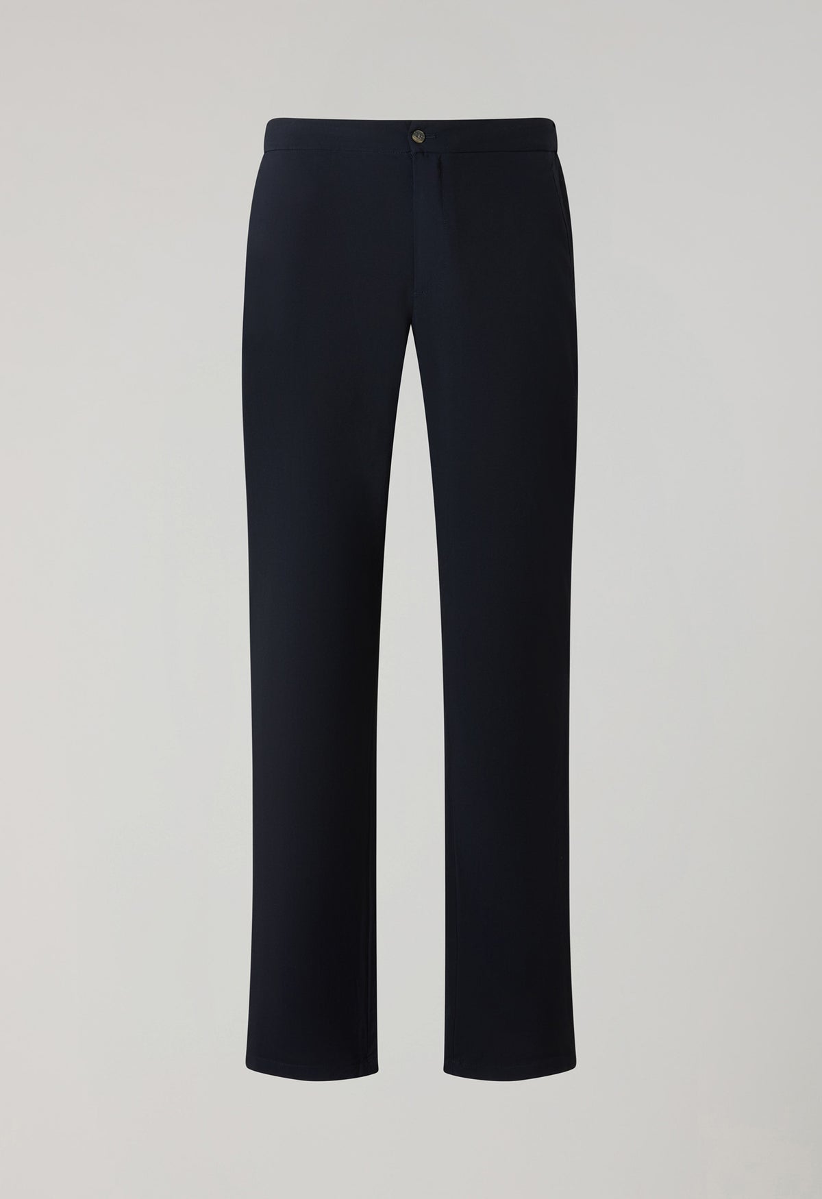 Blue Garment Dyed High Performance Wool regular Chinos 