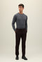 Bordeaux Superlight Flannel Zeta Trousers 