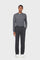 Grey virgin wool chinos trousers