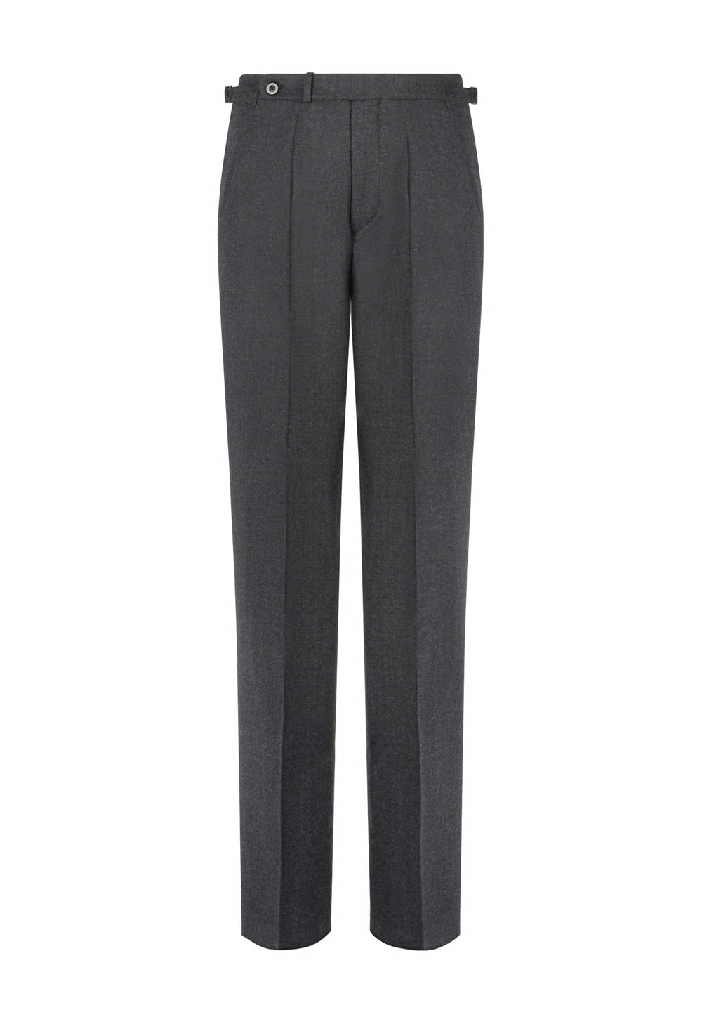 Grey virgin wool chinos trousers