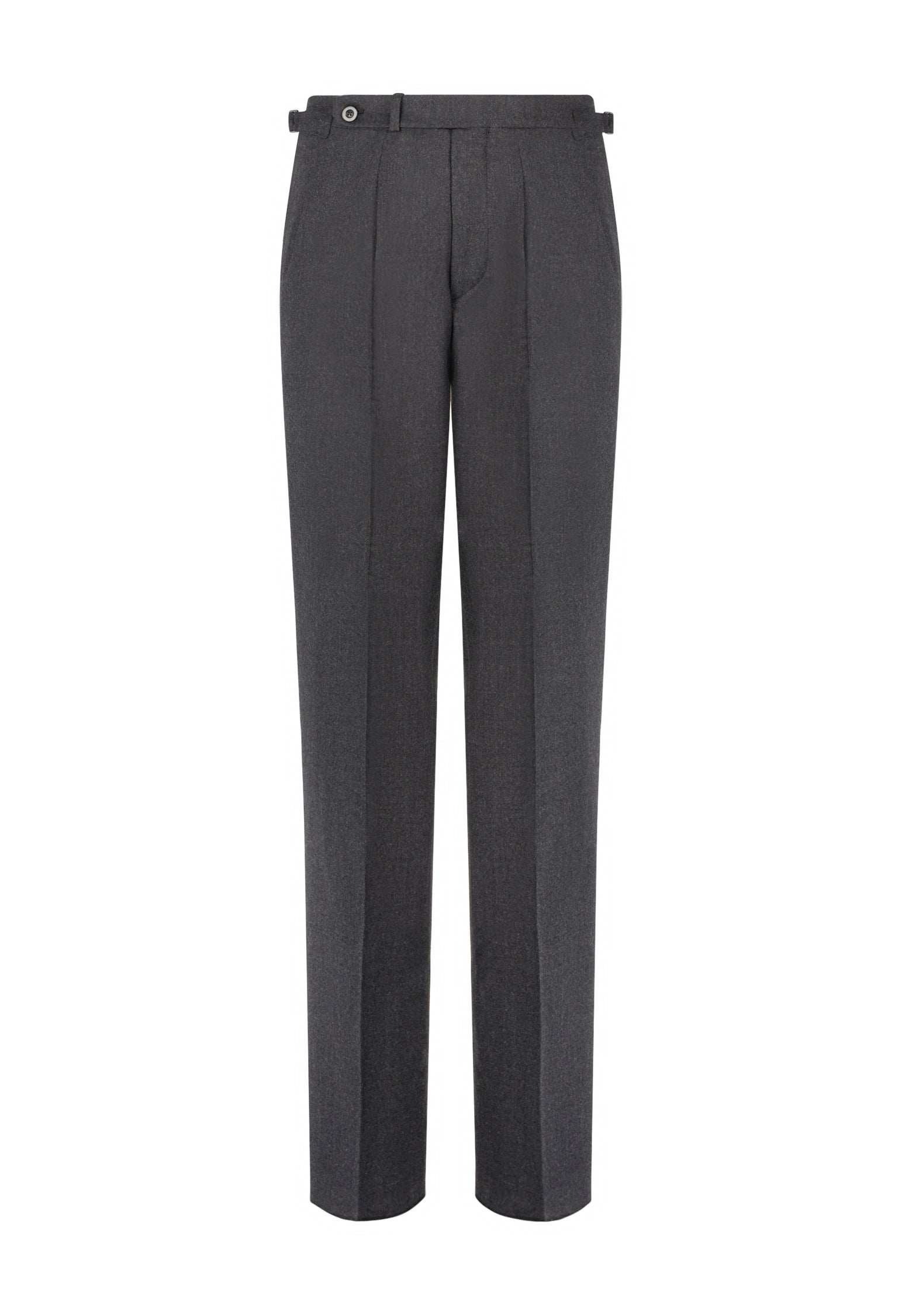 Grey virgin wool chinos trousers
