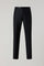 Pantaloni Tuxedo in lana vergine satin neri
