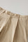 Beige Flannel Fluid Trousers