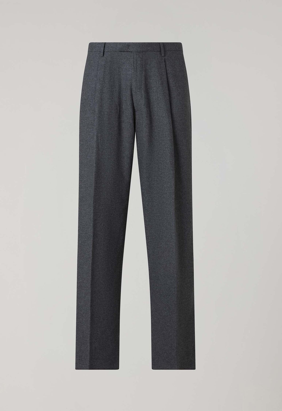 Dark Grey Wool Fluid trousers
