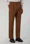 Beige Garment Dyed Soft Cotton Roma Trousers