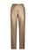 Gold Vegan Leather Chinos