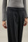 Grey Prince of Wales flannel wide-leg Trousers