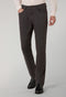 White Garment Dyed Cotton Silk 5-Pocket Trousers