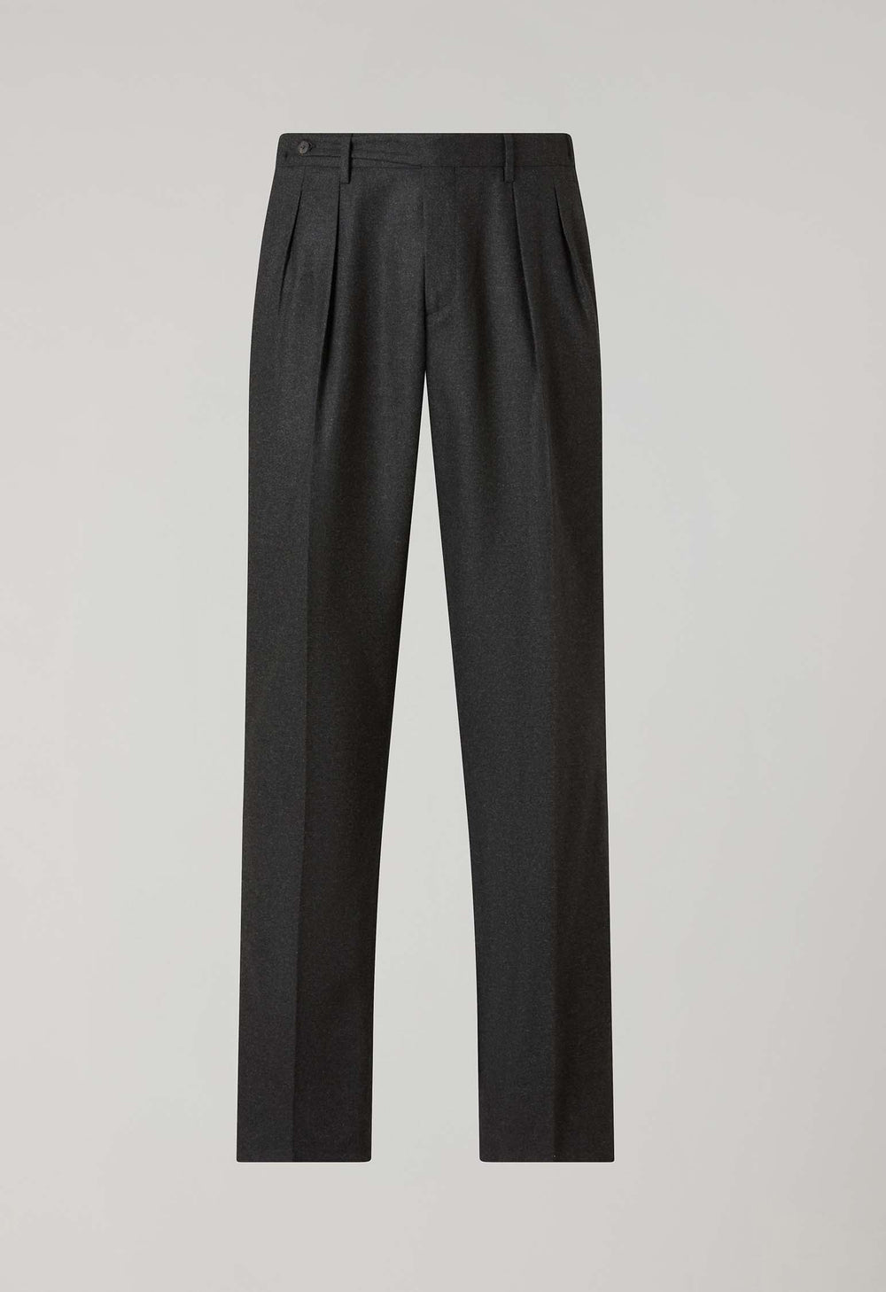 Dark Green Flannel Mario Trousers