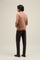 Rosybrown Garment Dyed Wool Crewneck