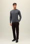 Grey Brushed Cashmere Crewneck