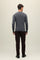Grey Brushed Cashmere Crewneck