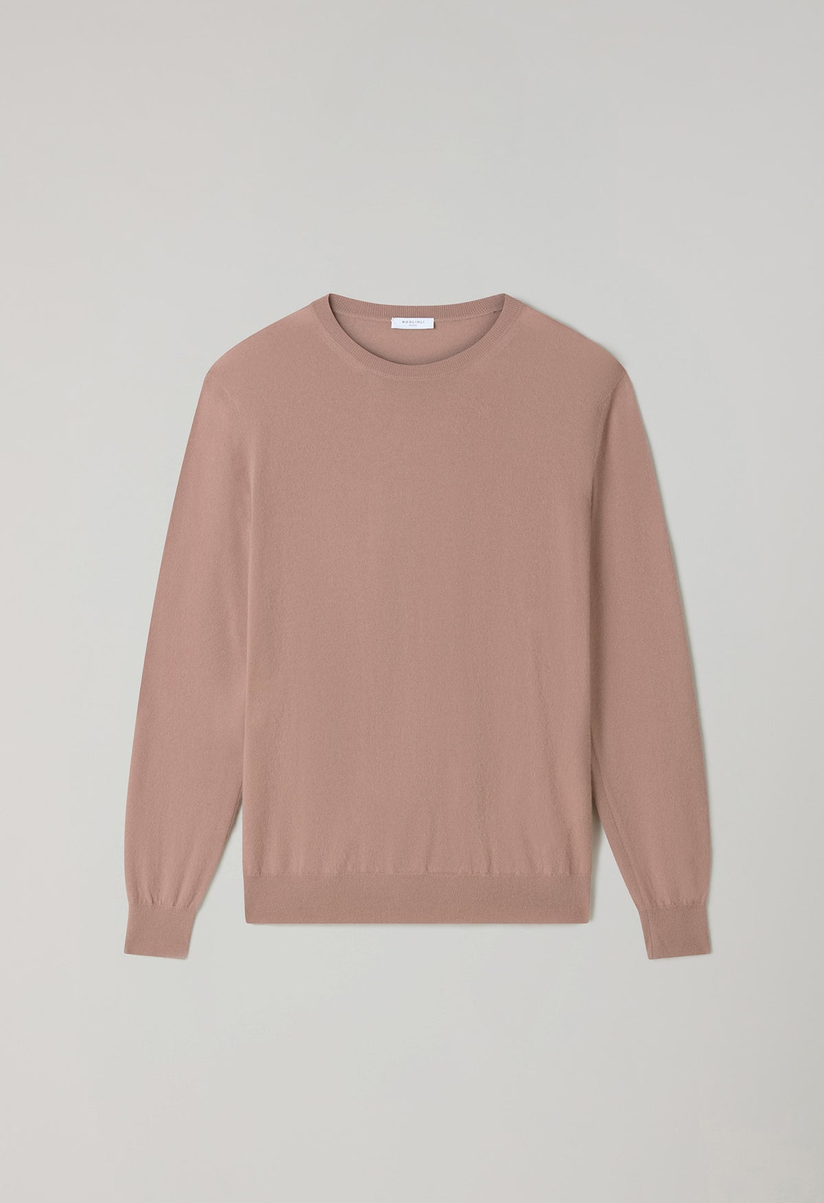 Pink Brushed Cashmere Crewneck