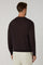 Dark Brown Superlight Wool Crewneck