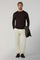 Dark Brown Superlight Wool Crewneck