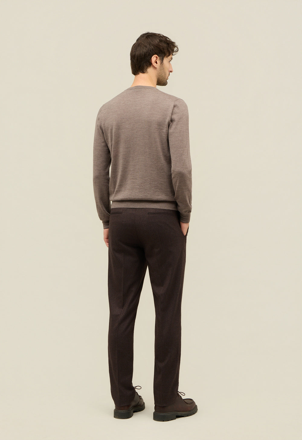 Grey Wool Crewneck