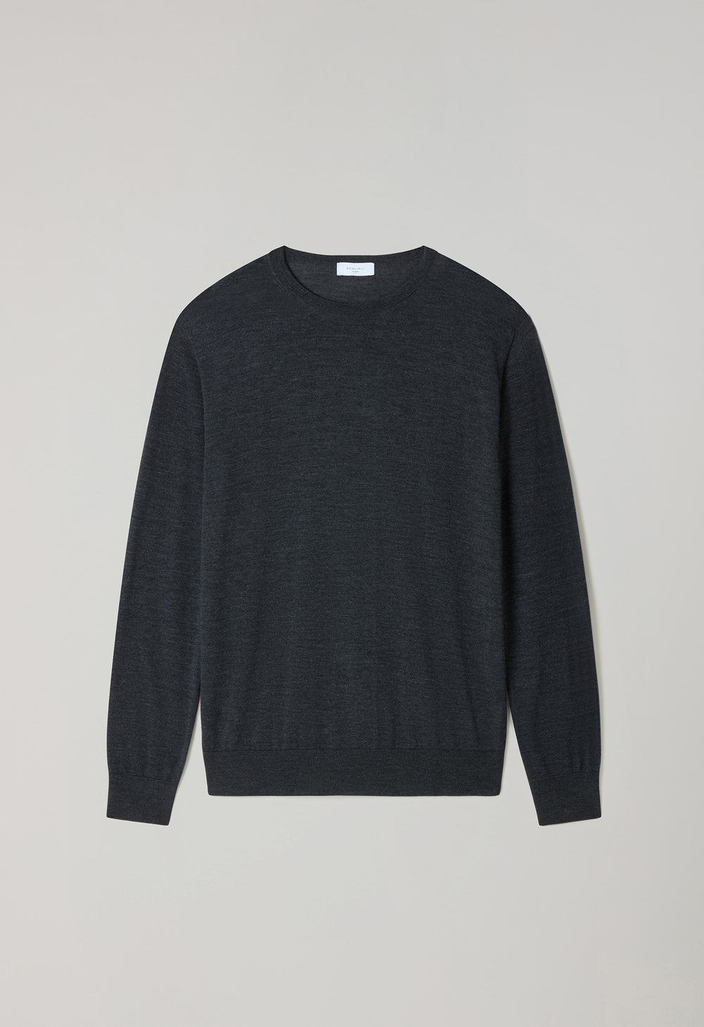 Dark Grey Superlight Wool Crewneck