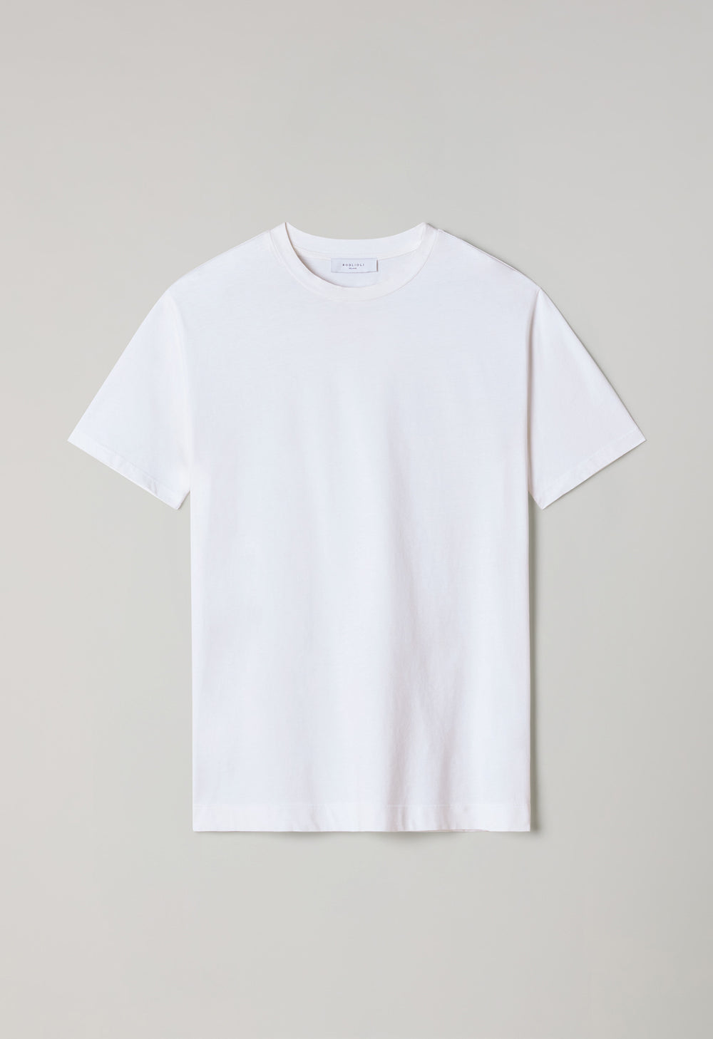 Weißes T-Shirt aus Baumwoll-Jersey