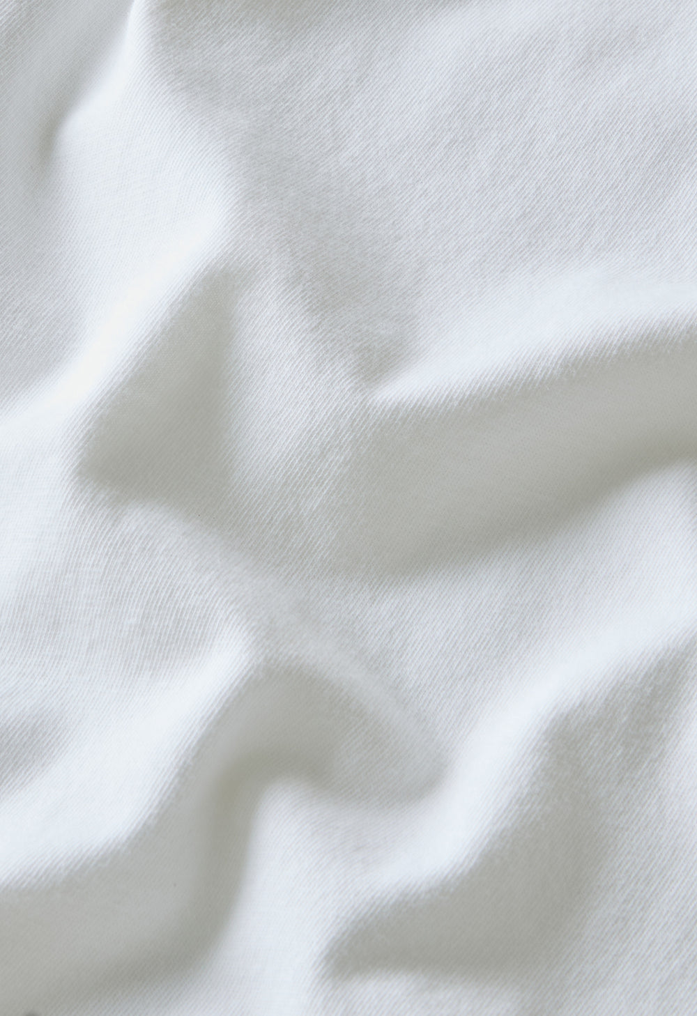 Weißes T-Shirt aus Baumwoll-Jersey